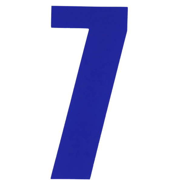 bike it Bike it 8 inch race numbers blue - #7